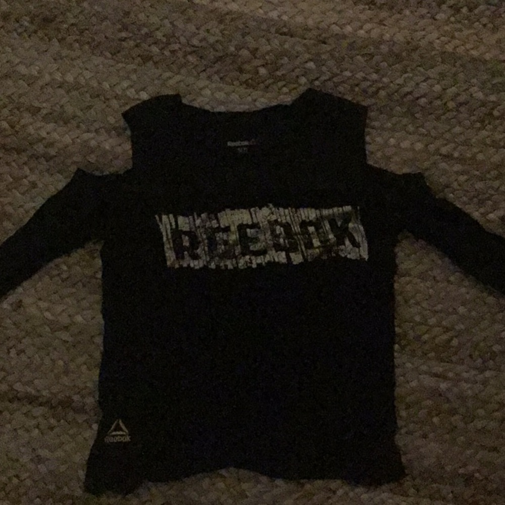 Reebok black cut shirt